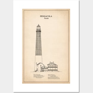 Pensacola Lighthouse - Florida - SD Posters and Art